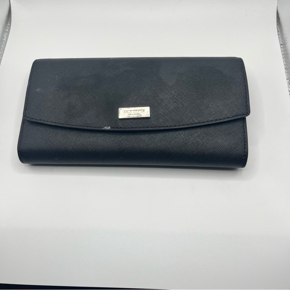 kate spade Handbags - Kate Spade Black Clutch Wallet